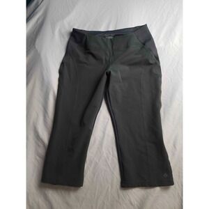 Columbia Titanium Capri Pants Womens M Gray Omni-Wick Athletic Hiking Gorpcore